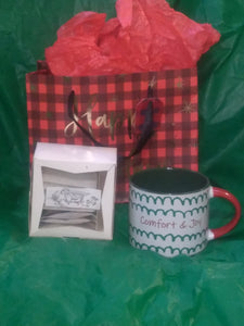 Hug in a Mug Holiday gift set.